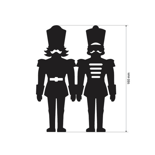 3 Pack - Stamperia Crafty Shapes-Alice In Christmas Soldiers - 5A0032WP-1H4KK 3 Pack - Stamperia Crafty Shapes-Alice In Christmas Soldiers - 5A0032WP-1H4KK