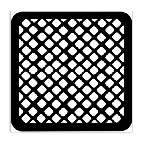 3 Pack - Stamperia Stencil 4.72"X4.72"-Candy Christmas Waffle Pattern - 5A0032WB-1H4KG