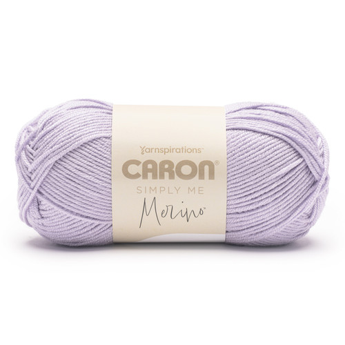 3 Pack - Caron Simply Me Yarn Merino-Pale Wisteria - 5A002X8V-1GY94 - 057355570184