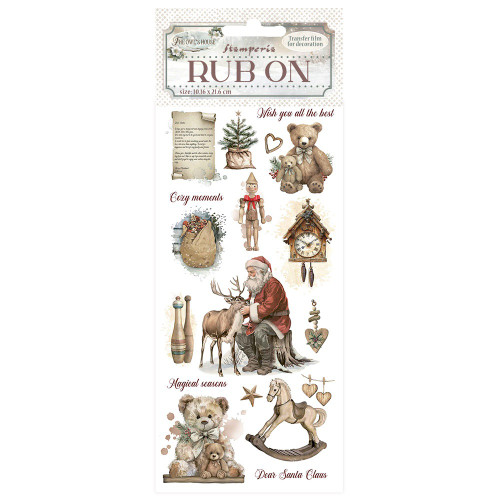 3 Pack - Stamperia Rub-On 4"X8.5"-The Owl's House Teddy Bears - 5A0032XB-1H4KW - 5993110046264