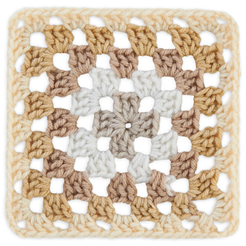 8 Pack - Red Heart All in One Granny Square Yarn 3 Pack-Aran - Cream - 5A002LJP-1GNBR