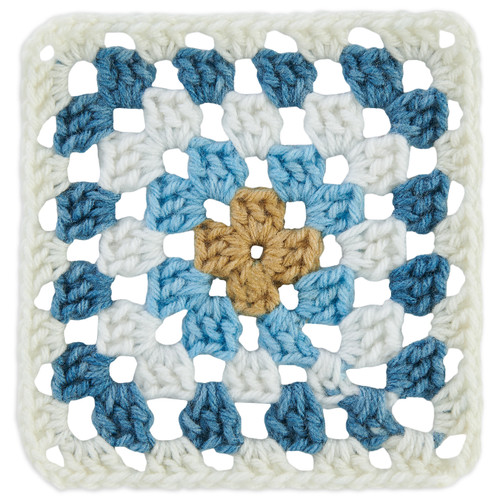 8 Pack - Red Heart All in One Granny Square Yarn 3 Pack-Aran - Soft Sky - 5A002LK0-1GN90