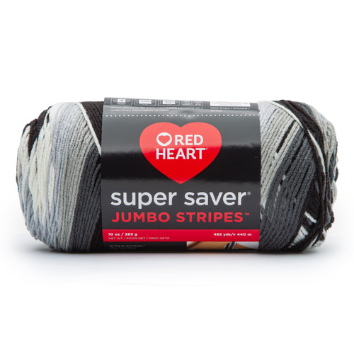 6 Pack - Red Heart Super Saver Yarn 2 Pack-Newspaper Stripe - 5A002LKQ-1GN7D