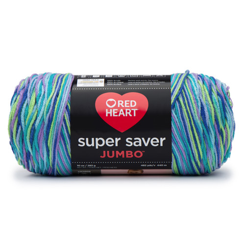 6 Pack - Red Heart Super Saver Yarn 2 Pack-Wildflower - 5A002LNC-1GN77