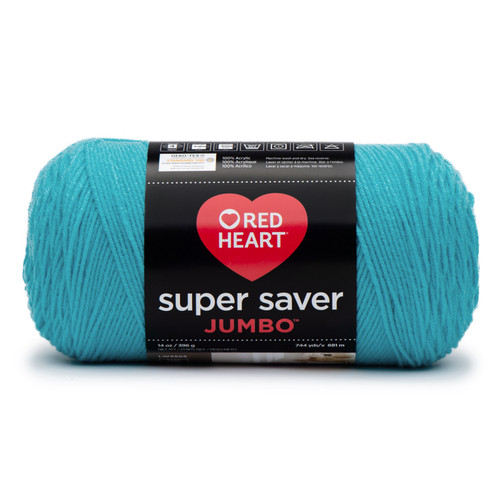 6 Pack - Red Heart Super Saver Yarn 2 Pack-Turqua - 5A002LND-1GN7H
