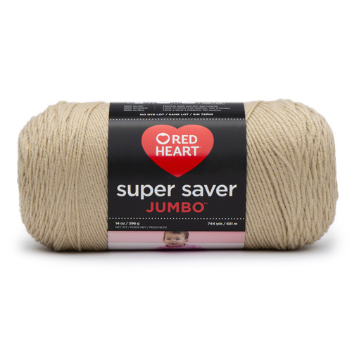 6 Pack - Red Heart Super Saver Yarn 2 Pack-Buff - 5A002LK1-1GN8C