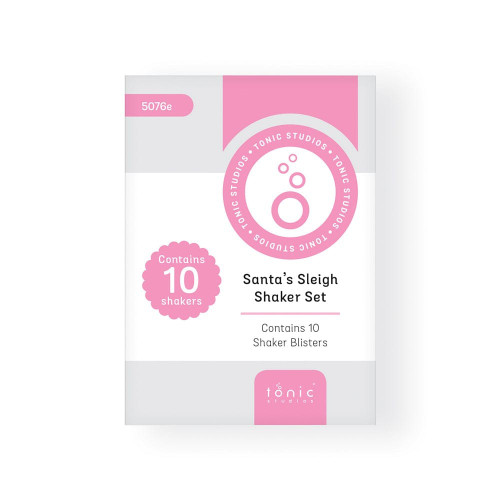 Tonic Studios Shaker Blisters 10/Pkg-Santa's Sleigh Showcase - 5076E - 5056190950767