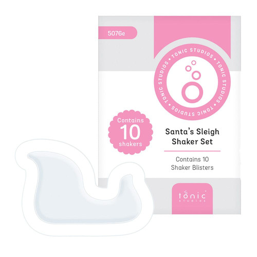 Tonic Studios Shaker Blisters 10/Pkg-Santa's Sleigh Showcase - 5076E