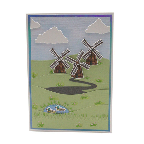 Tonic Studios Stamp Club Stamp & Die Set-Golden Sunrise - SC24 Tonic Studios Stamp Club Stamp & Die Set-Golden Sunrise - SC24