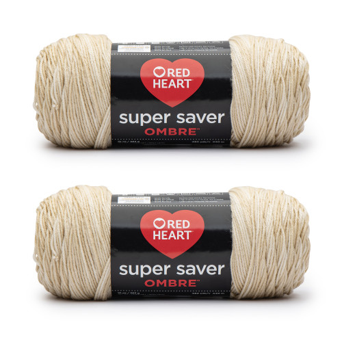6 Pack - Red Heart Super Saver Yarn 2 Pack-Sand - 5A002LN7-1GN8Y - 726465303479