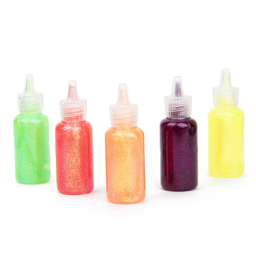 CousinDIY Glitter Glue 0.7oz 5/Pkg-Neon - 5A002XSY-5089 CousinDIY Glitter Glue 0.7oz 5/Pkg-Neon - 5A002XSY-5089