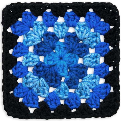 8 Pack - Red Heart All in One Granny Square Yarn 3 Pack-Blue Beacon - 5A002LKV-1GN7T