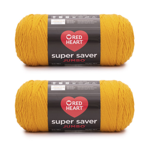 6 Pack - Red Heart Super Saver Yarn 2 Pack-Gold - 5A002LLC-1GN8H - 726465303233 6 Pack - Red Heart Super Saver Yarn 2 Pack-Gold - 5A002LLC-1GN8H - 726465303233