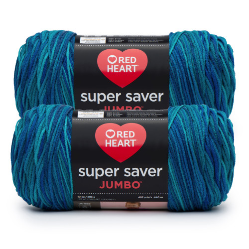 6 Pack - Red Heart Super Saver Yarn 2 Pack-Macaw - 5A002LKJ-1GNB5 - 726465303172