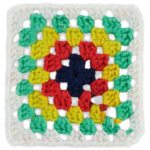 8 Pack - Red Heart All in One Granny Square Yarn 3 Pack-Soft White - Green Scream - 5A002LMP-1GNB1