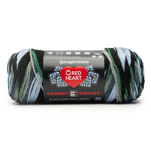 8 Pack - Red Heart All in One Granny Square Yarn 3 Pack-Silver Sea - 5A002LMV-1GN75