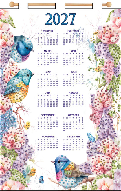 Design Works 2027 Sequin Calendar Felt Applique Kit-Robins - 5A0036FQ-1H7L7 - 021465048413 Design Works 2027 Sequin Calendar Felt Applique Kit-Robins - 5A0036FQ-1H7L7 - 021465048413