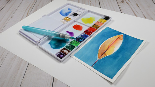 Yasutomo Folding Watercolor Palette-8 1/4" X 3 3/4" - 5A00371J-1H81Y Yasutomo Folding Watercolor Palette-8 1/4" X 3 3/4" - 5A00371J-1H81Y