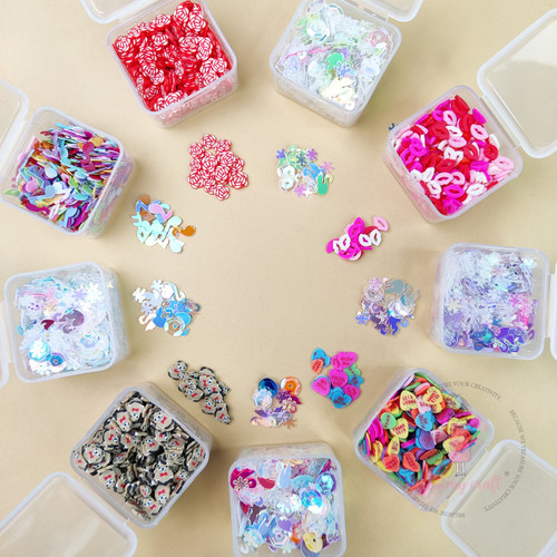 Dress My Craft Love Mix Sequins & Slices-Combo Pack - 5A00398D-1H8FG