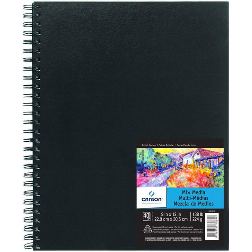 Canson Artist Series Mixed Media Artbook 9"X12"-40 Sheets - 5A003666-1H7CN - 3148955770894