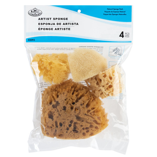 Royal & Langnickel Caribbean Sponge Combo-4/Pkg - 5A0036NQ-1H7X3 - 090672020932