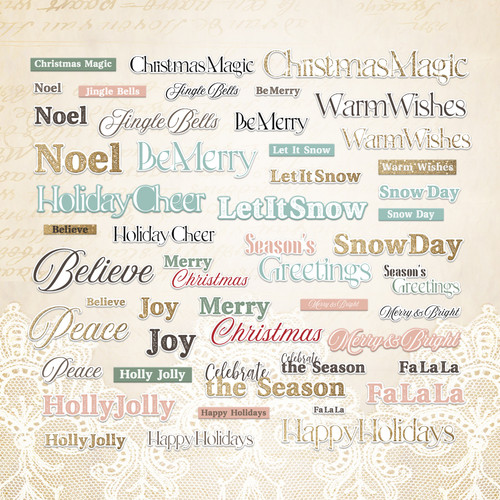 Memory Place Chipboard Mix-Christmas - 5A00377T-1H88T