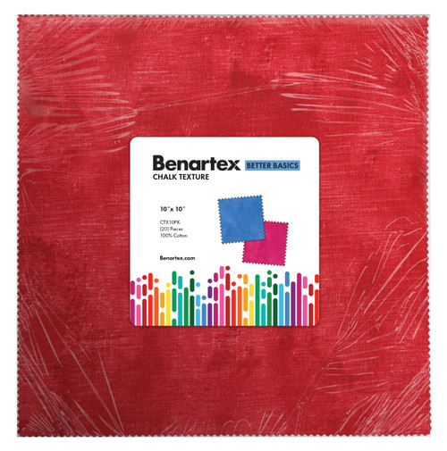 Benartex Fabric Squares 10"X10" 20/Pkg-Chalk Texture - 5A0035PT-1H71V - 617467181526