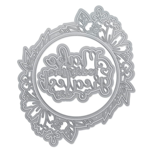 Tonic Studios Foliage Frames & Inspiring Sentiments Die Set- - DB071