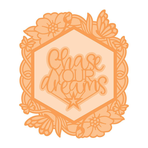 Tonic Studios Foliage Frames & Inspiring Sentiments Die Set- - DB071