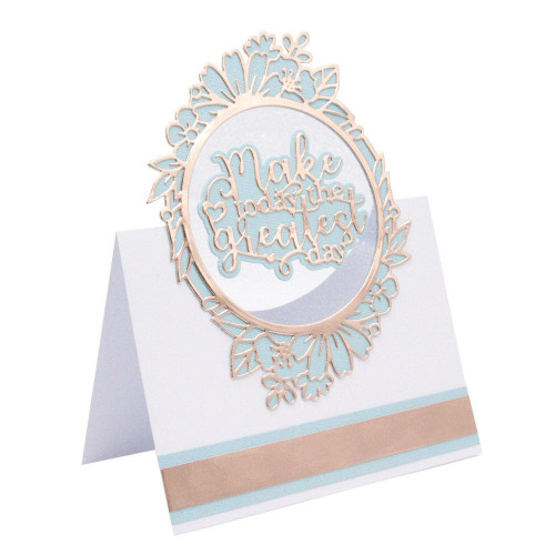 Tonic Studios Foliage Frames & Inspiring Sentiments Die Set- - DB071