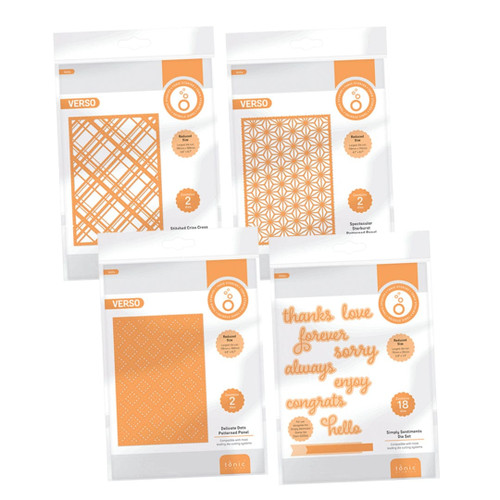 Tonic Studios Patterned Panels & Die Set Bundle- - DB081 - 841079195026