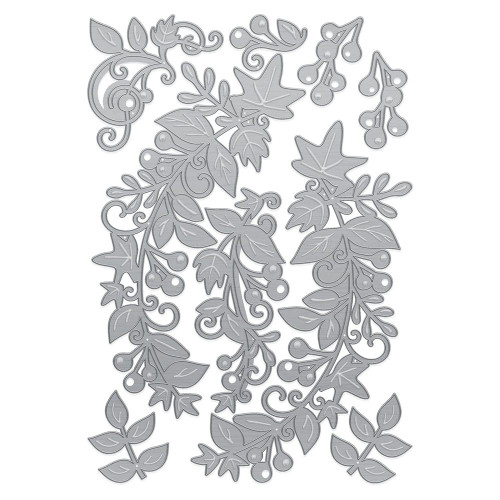 Tonic Studios Luxurious Leaves & Ornate Circular Die Set- - DB098