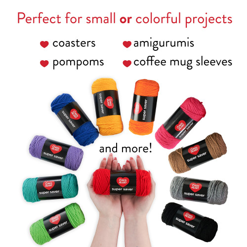 10 Pack - Red Heart Super Saver Super Yarn Kit-Craft - 5A00215R-1G4C0