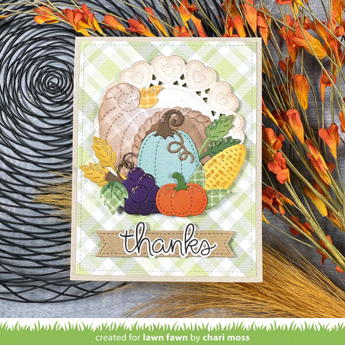 Lawn Cuts Custom Craft Dies-Cornucopia - 5A0036GH-1H7LK
