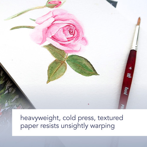 Canson Artist Series Montval Watercolor Pad 9"X12"-Fold Over, 12 Sheets - 5A00367R-1H7H6 Canson Artist Series Montval Watercolor Pad 9"X12"-Fold Over, 12 Sheets - 5A00367R-1H7H6