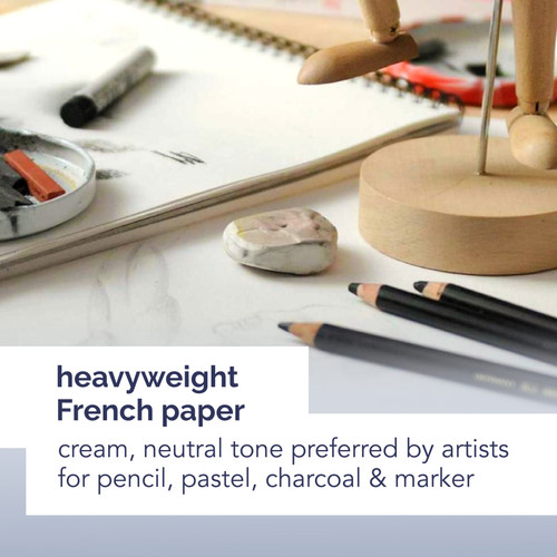 Canson Artist Series Field Drawing Book 9"X12"-Sidewire, 60 Sheets - 5A0036C2-1H7DC Canson Artist Series Field Drawing Book 9"X12"-Sidewire, 60 Sheets - 5A0036C2-1H7DC