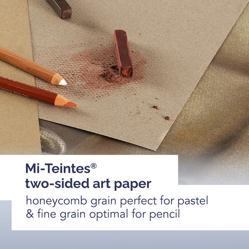 Canson Mi-Teintes Assorted Pad 12"X16"-Fold Over, 24 Sheets - 5A00367Q-1H7G8 Canson Mi-Teintes Assorted Pad 12"X16"-Fold Over, 24 Sheets - 5A00367Q-1H7G8