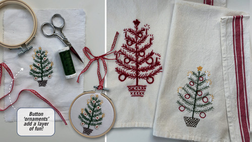 Jolly Santa Stick 'N Stitch Embroidery Pattern Collection-Jingle - 5A0035QC-1H729