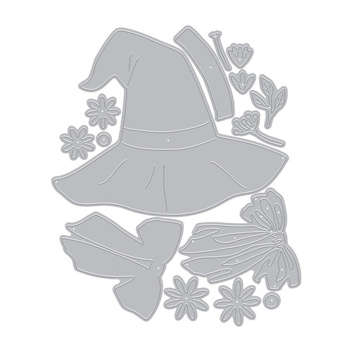 Hero Arts Etched Dies from the Hocus Pocus Collection-The Witch's Hat - 5A0035YF-1H77X