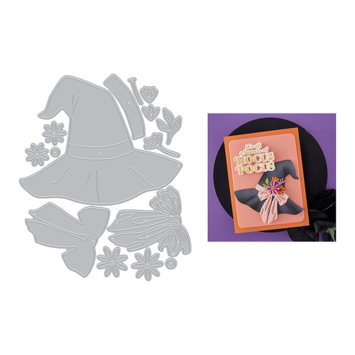 Hero Arts Etched Dies from the Hocus Pocus Collection-The Witch's Hat - 5A0035YF-1H77X