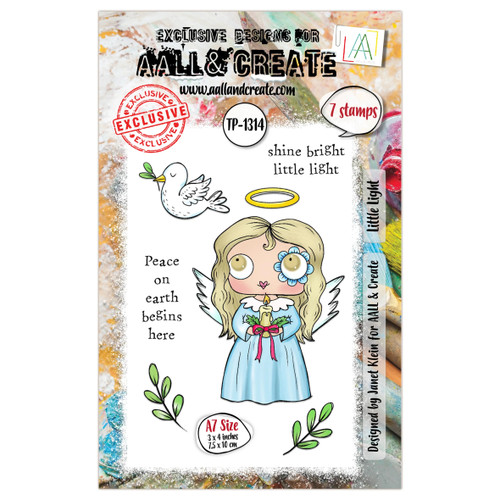 AALL And Create A7 Photopolymer Clear Stamp Set-Little Light - 5A0035SQ-1H74N - 5061097790347