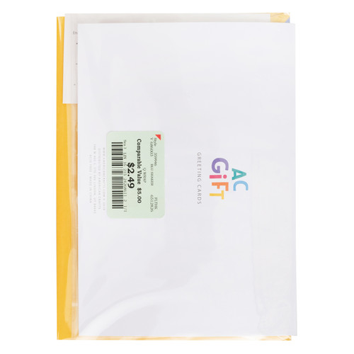 AC Gift - Greeting Card - 5x7 - Birthday-Happy Birthday - Primary - Shaker - 5A0035QK-1H72P AC Gift - Greeting Card - 5x7 - Birthday-Happy Birthday - Primary - Shaker - 5A0035QK-1H72P