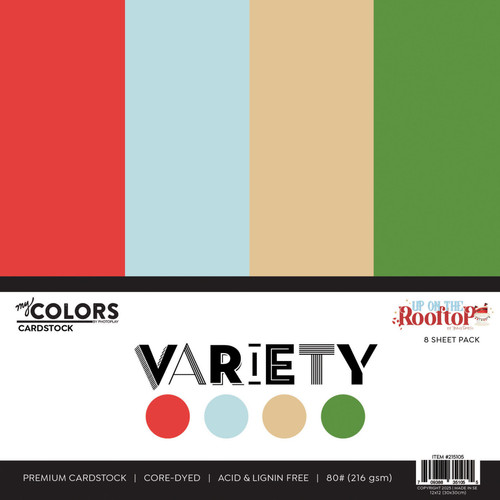 PhotoPlay Cardstock Variety Pack 8/Pkg-Up On The Rooftop - 5A0034LY-1H693 - 709388351055