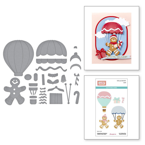 Spellbinders Etched Dies From Candy Christmas By Stamperia-Gingerbread Delivery - 5A00351D-1H6JV Spellbinders Etched Dies From Candy Christmas By Stamperia-Gingerbread Delivery - 5A00351D-1H6JV