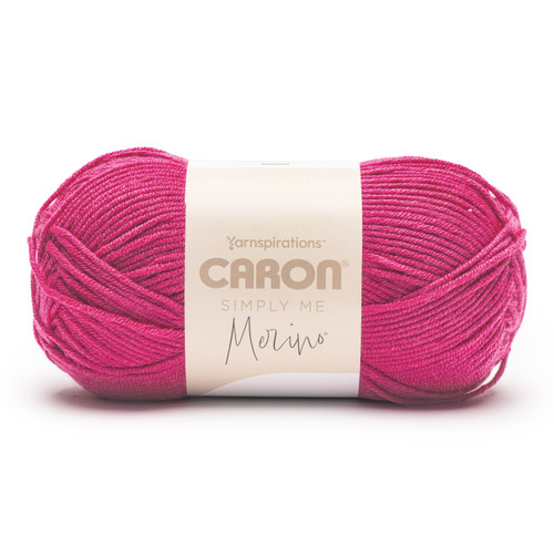 Caron Simply Me Yarn Merino-Shocking Pink - 5A002X8V-1GY9D - 057355570122