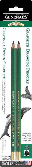 6 Pack - Kimberly Graphite Pencils 2/Pkg-6B - 5A00372S-1H837 - 044974605250