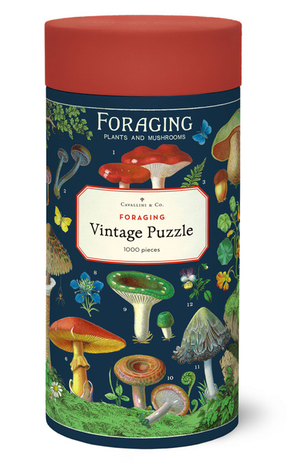 Cavallini Vintage 1,000 Piece Puzzle-Foraging - 5A0035PL-1H70C - 9781639474363