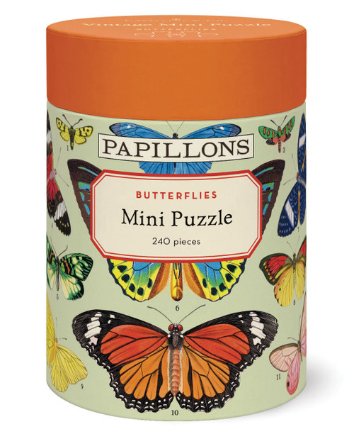 Cavallini 240 Piece Mini Puzzle-ButterFlies - 5A0035PM-1H70L - 9781639474561 Cavallini 240 Piece Mini Puzzle-ButterFlies - 5A0035PM-1H70L - 9781639474561