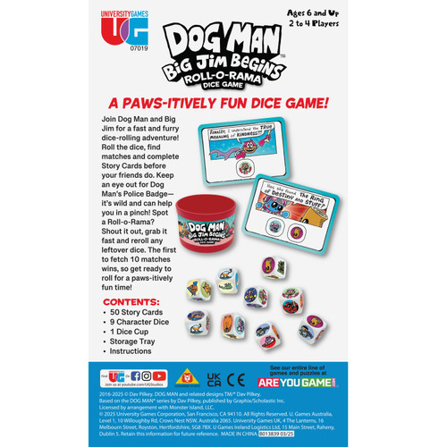 Dog Man Big Jim Begins Dice-Game - 5A0031WN-1H3HQ Dog Man Big Jim Begins Dice-Game - 5A0031WN-1H3HQ