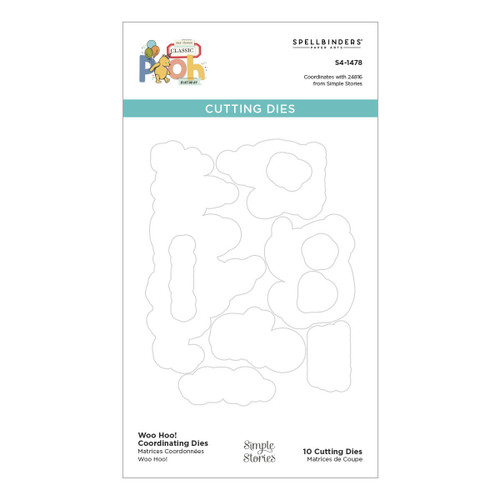 Etched Dies From Say Cheese Classic Pooh Birthday-Woo Hoo! - 5A00351V-1H6L3 - 810176106617